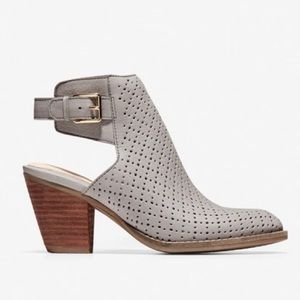 Cole Haan PIPPA BLOCK HEEL BOOTIE IN GRAY
